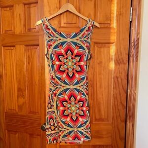 Mara Hoffman Colorful Geometric Mini Dress